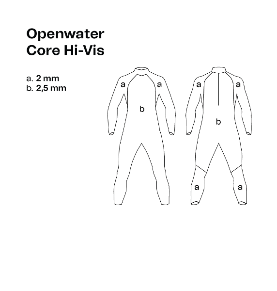 Orca OpenWater Core HiVis Wetsuit Men ORCA Australia