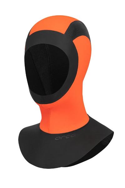 Orca Hi-Vis Neoprene Hood - Orange - ORCA Australia